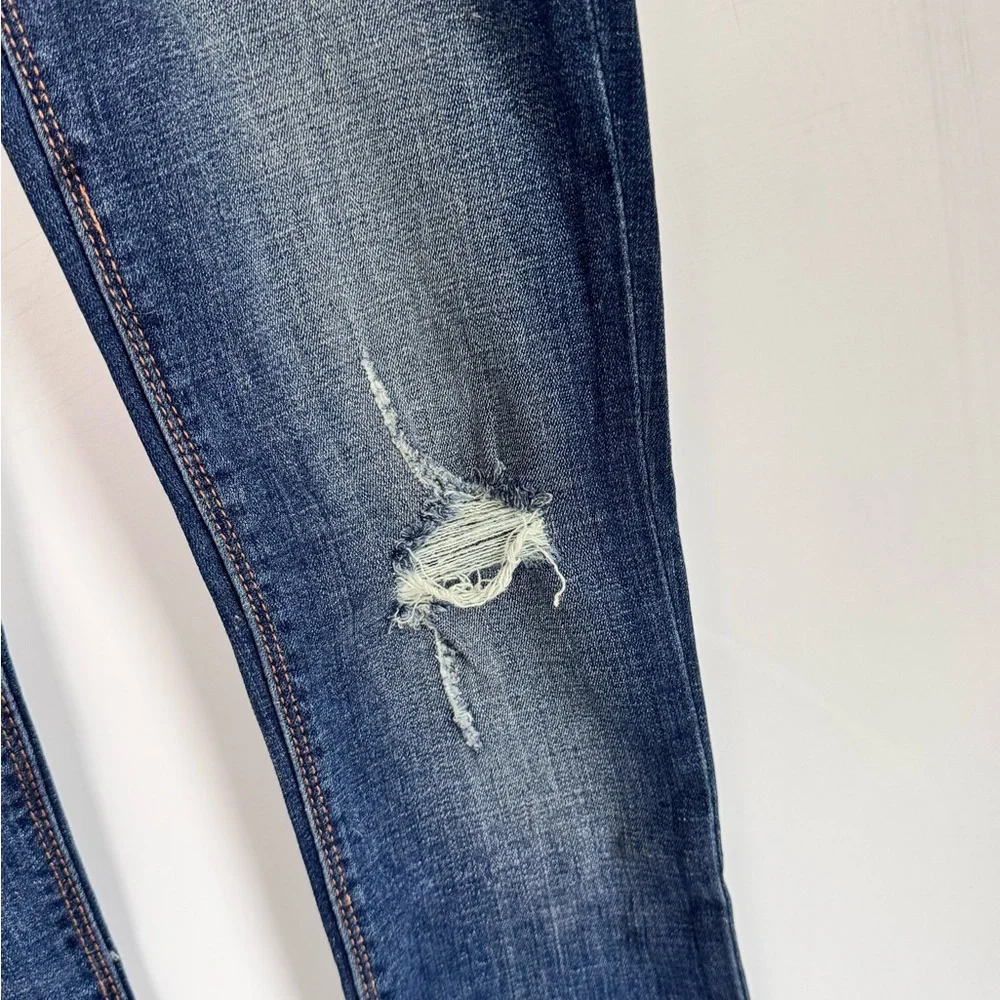 NWT Express Distressed Low Rise Legging Jean Size 00 - Picture 5 of 9